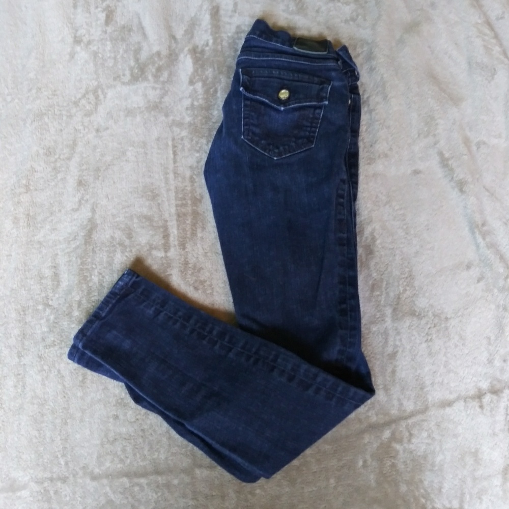 True Religion Casey Low Rise Super Skinny Jeans
